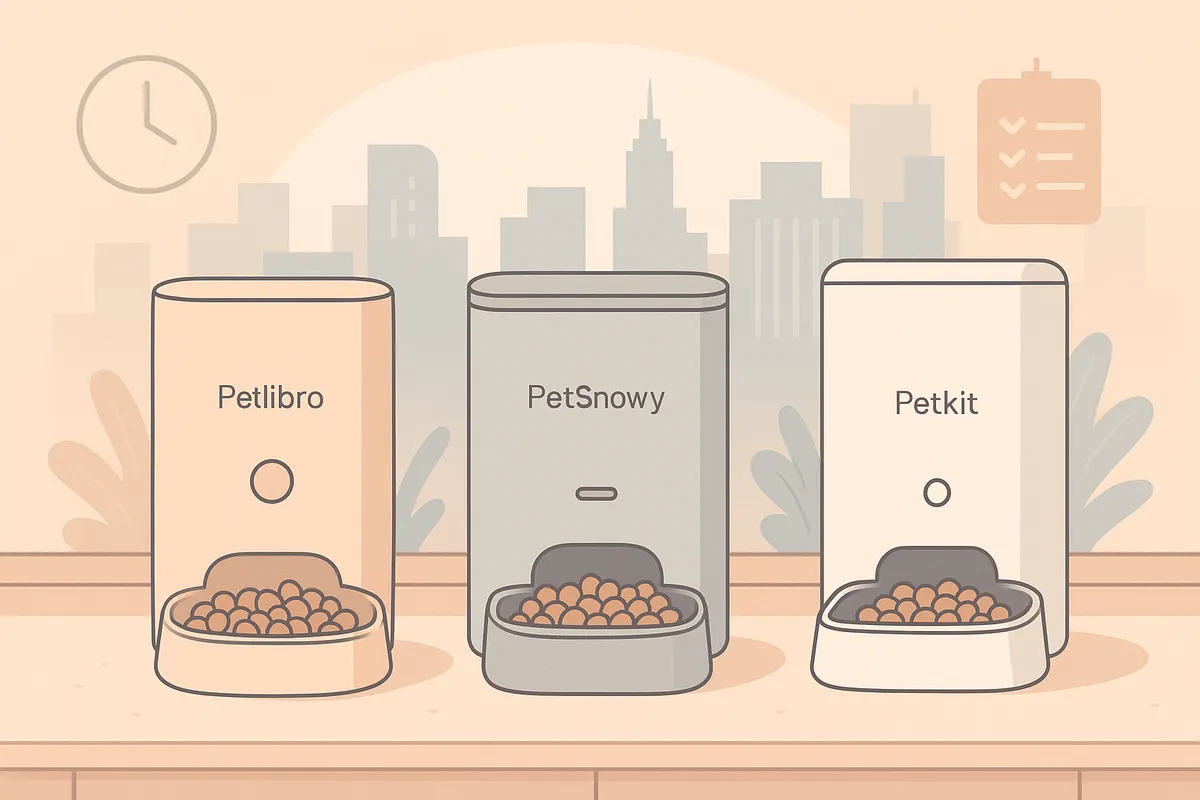 Petlibro vs PetSnowy vs Petkit: A Comprehensive Comparison of Automatic Pet Feeders