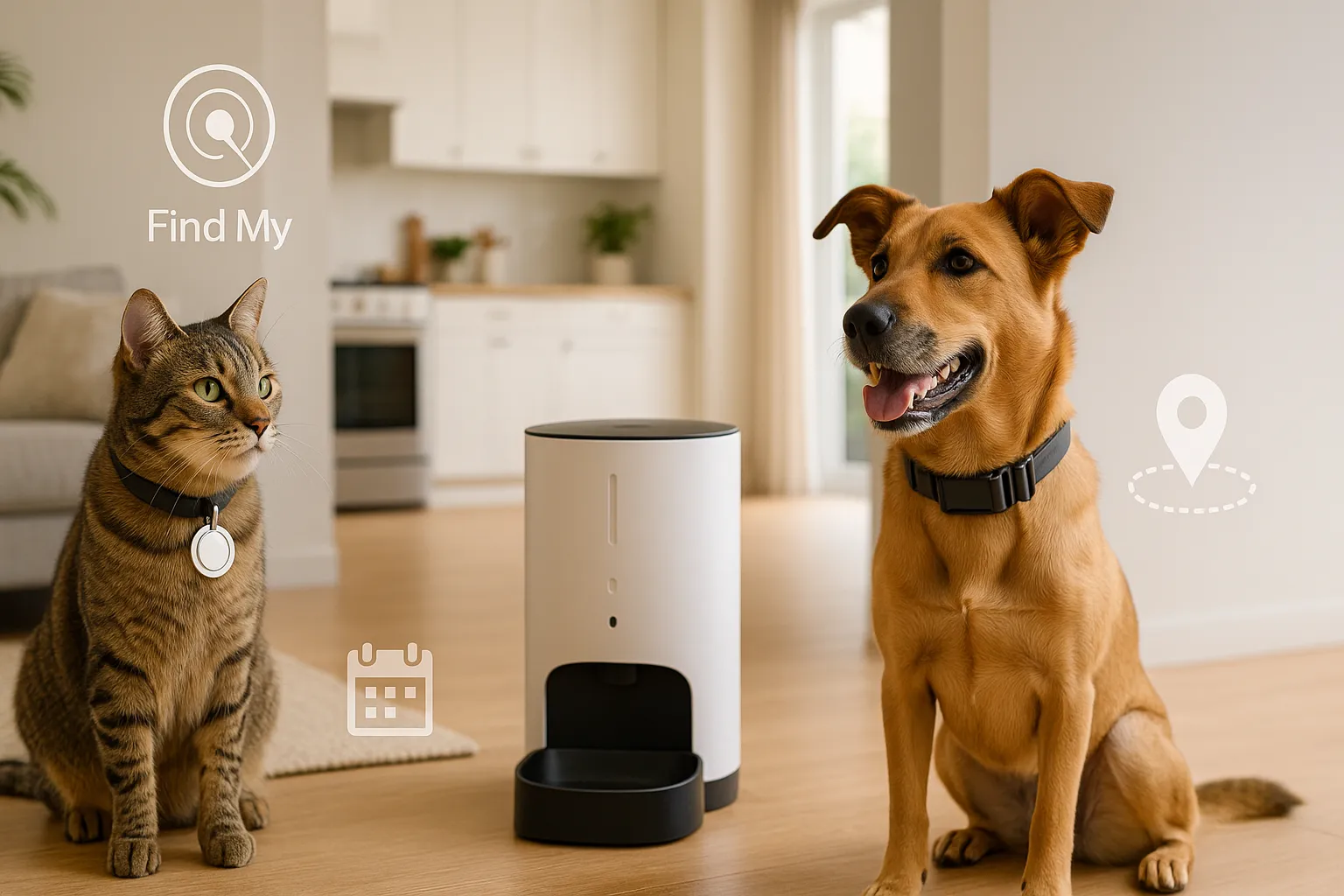 Harnessing Smart Tech for Pets: AirTag Collars, GPS Trackers and Automatic Feeders