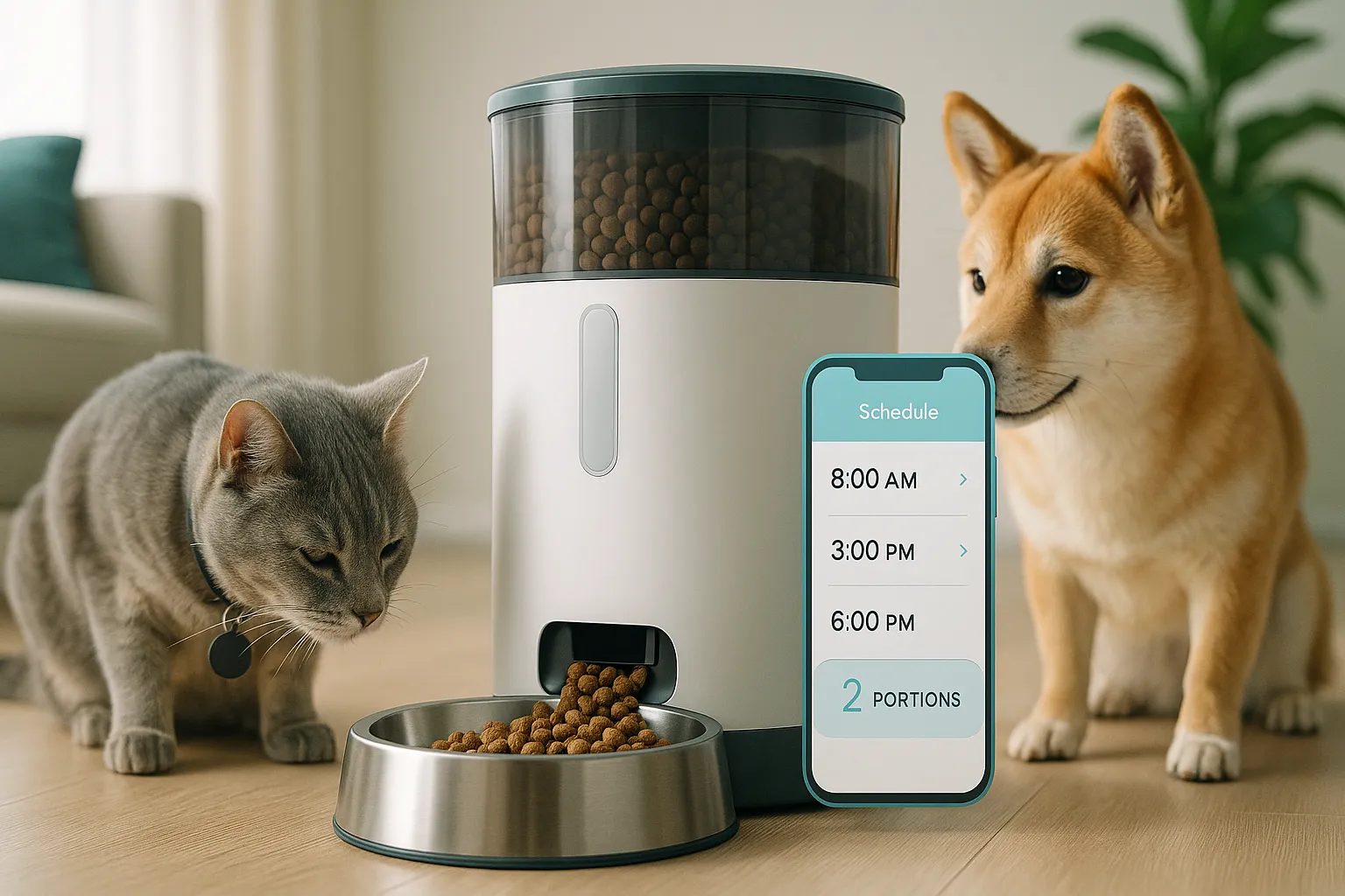 Guide – How to choose the right automatic feeder based on pet type, capacity and features